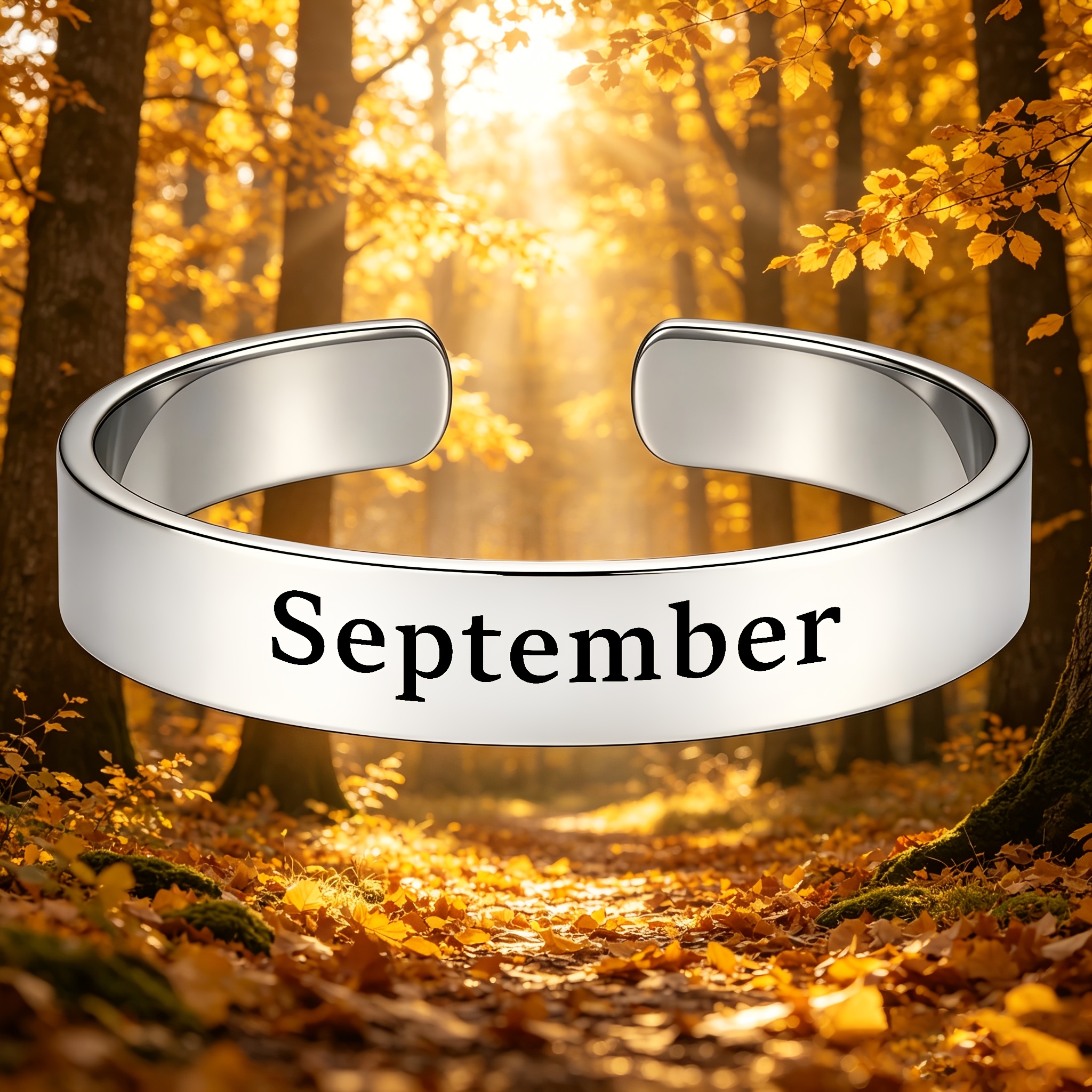 304 Stainless Steel Open Bangle for Special Anniversaries